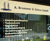 Schaufenster Beschriftung
